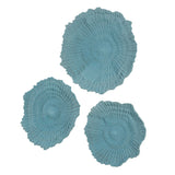 Ocean Gems Wall Decor (Set of 3) - Light Blue by Uttermost - View 4