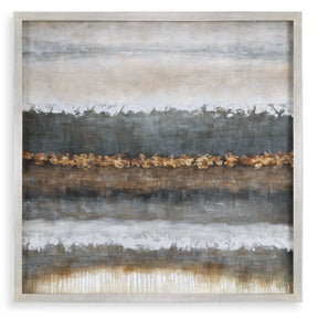 Layers Landscape Art - Silver / Light Brown by Uttermost - View 1