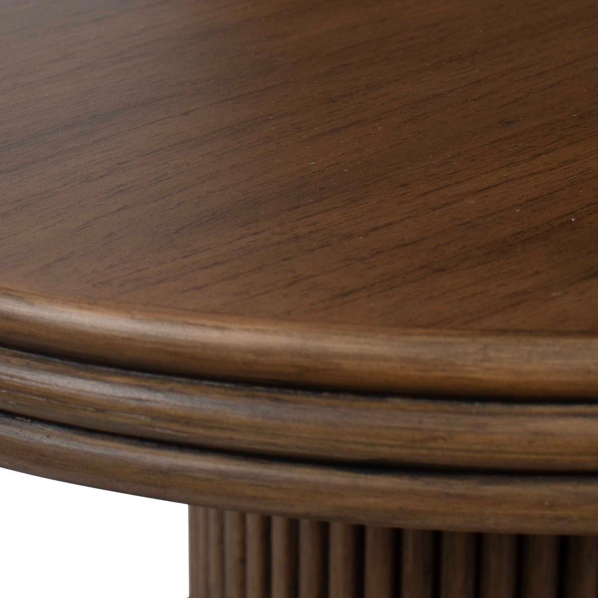Top Tier Oval Walnut Side Table Woodtone - Dark Brown by Uttermost - View 6