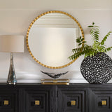 Dandridge Round Mirror - Gold by Uttermost - View 2