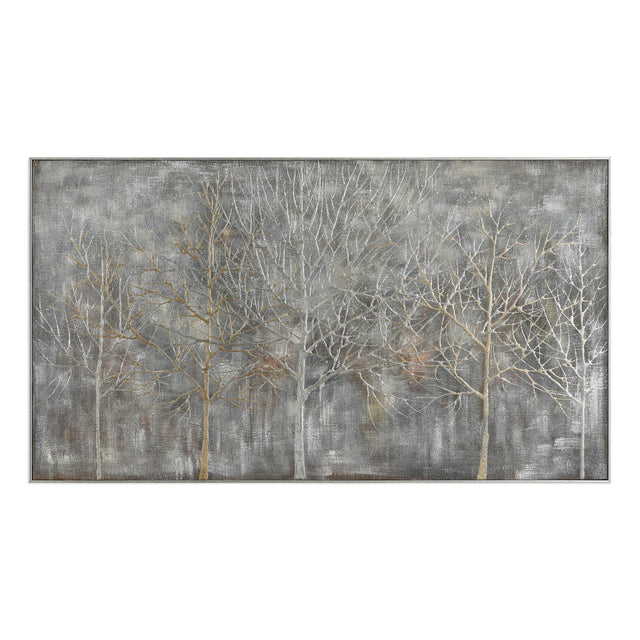 Parkview Landscape Art - Silver / Yellow by Uttermost - View 1