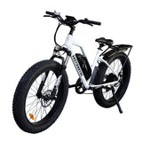 AOSTIRMOTOR 26" 750W Camouflage Electric Bike Fat Tire P7 48V 12.5AH Removable Lithium Battery for Adults with Detachable Rear Rack Fender(White)S07 - G | Home Elegance USA