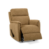 Compact Transitional Fabric Gliding Recliner | Flexsteel