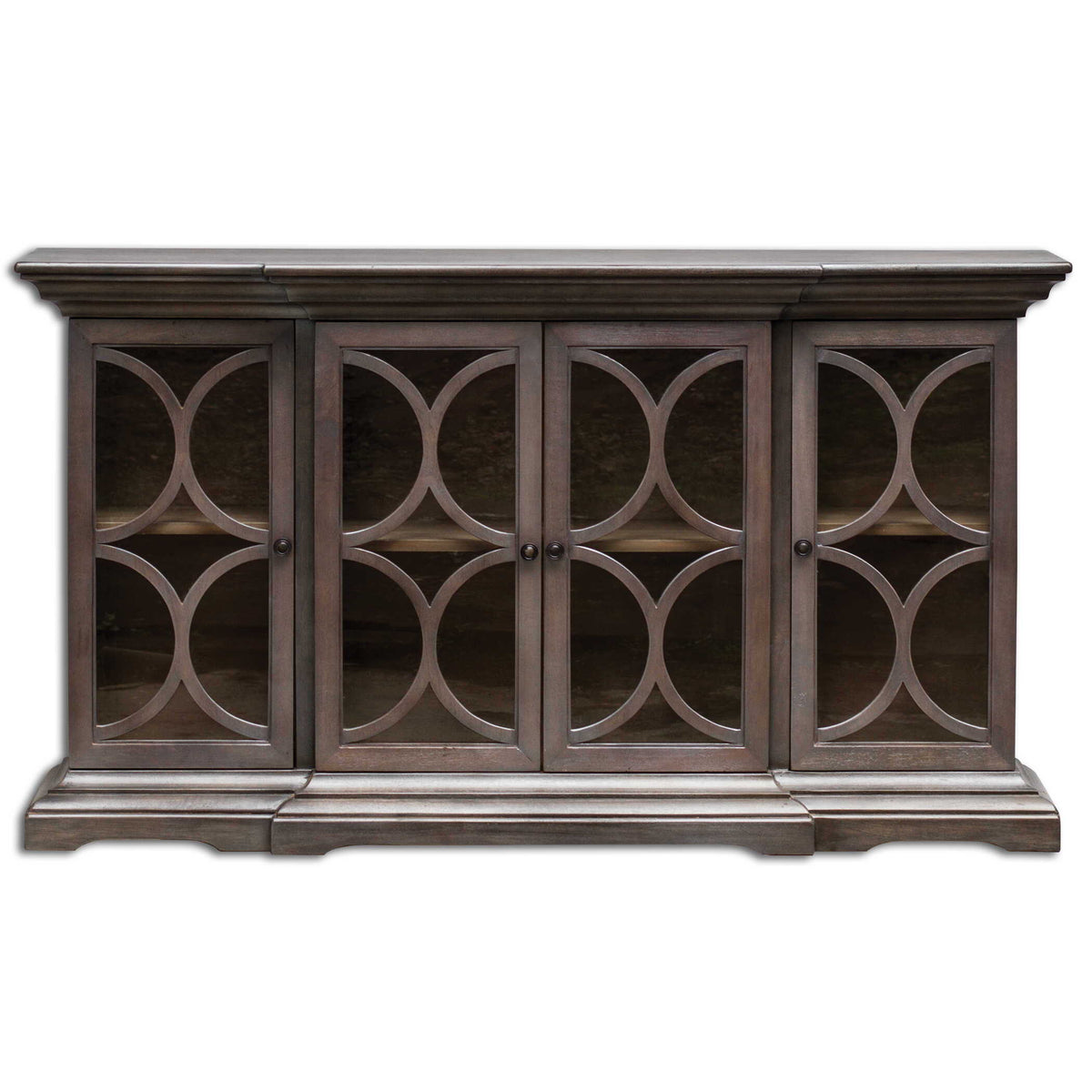 Belino Wooden 4 Door Chest - Dark Brown by Uttermost - View 1