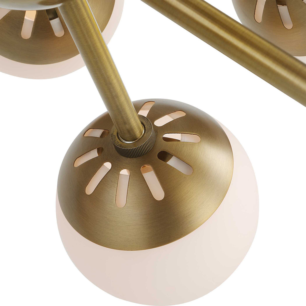 Droplet 16 Light Sputnik Chandelier - Yellow by Uttermost - View 14