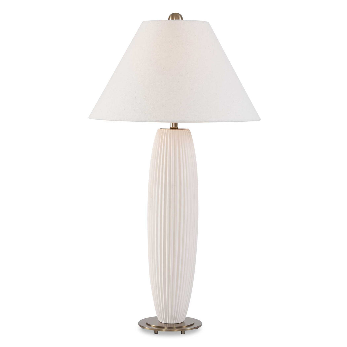 Brinsley Table Lamp Ivory - White by Uttermost - View 1