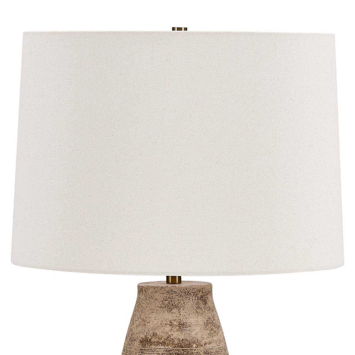 Dunford Aged Table Lamp Brown / Gray - Light Brown by Uttermost - View 5