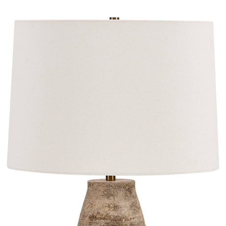 Dunford Aged Table Lamp Brown / Gray - Light Brown by Uttermost - View 5