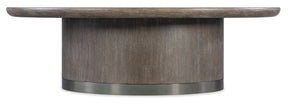 Modern Mood Round Coffee Table - Dark Brown / Dark Gray by Hooker Furniture - View 1