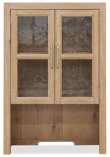 Driftwood Bookcase Hutch Buckboard - Light Brown by Hooker Furniture - View 2