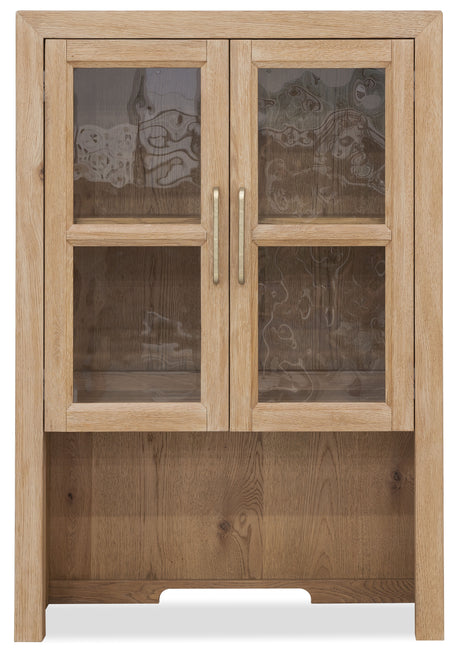 Driftwood Bookcase Hutch Buckboard - Light Brown by Hooker Furniture - View 2