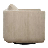 Abound Swivel Chair Porcelain - Beige by Uttermost - View 5