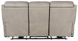 Rhea Zero Gravity Power Recline Sofa With Power Headrest Beige - Light Gray by Hooker Furniture - View 2