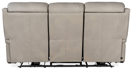 Rhea Zero Gravity Power Recline Sofa With Power Headrest Beige - Light Gray by Hooker Furniture - View 2