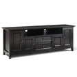 Amherst 72 inch Wide Solid Wood TV Stand in Hickory Brown For TVs up to 80 inches - sold by Home Elegance USA
