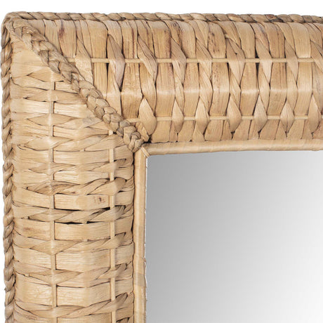 Twisted Seagrass Large Mirror Woodtone - Light Brown by Uttermost - View 4