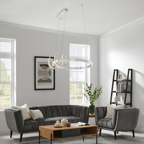 Salzburg Round Chandelier // Chrome  | Finesse - Home Elegance USA