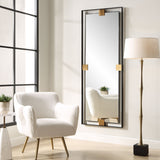 Cornerstone Oversized Mirror - Black by Uttermost - View 2