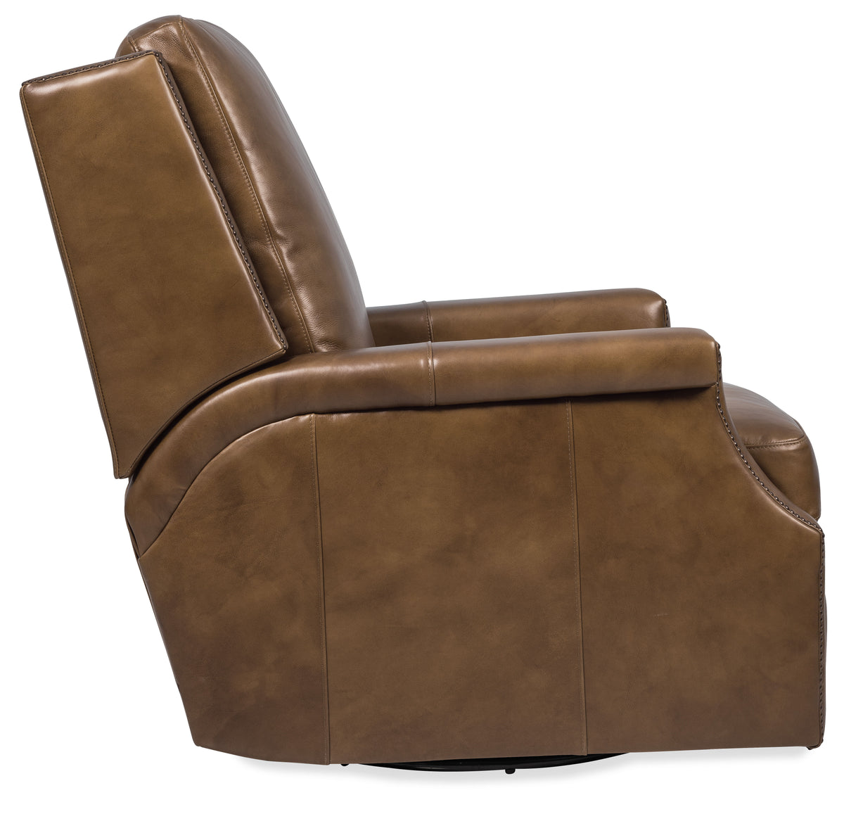 Collier Power Swivel Glider Recliner - Dark Brown by Hooker Furniture - View 5