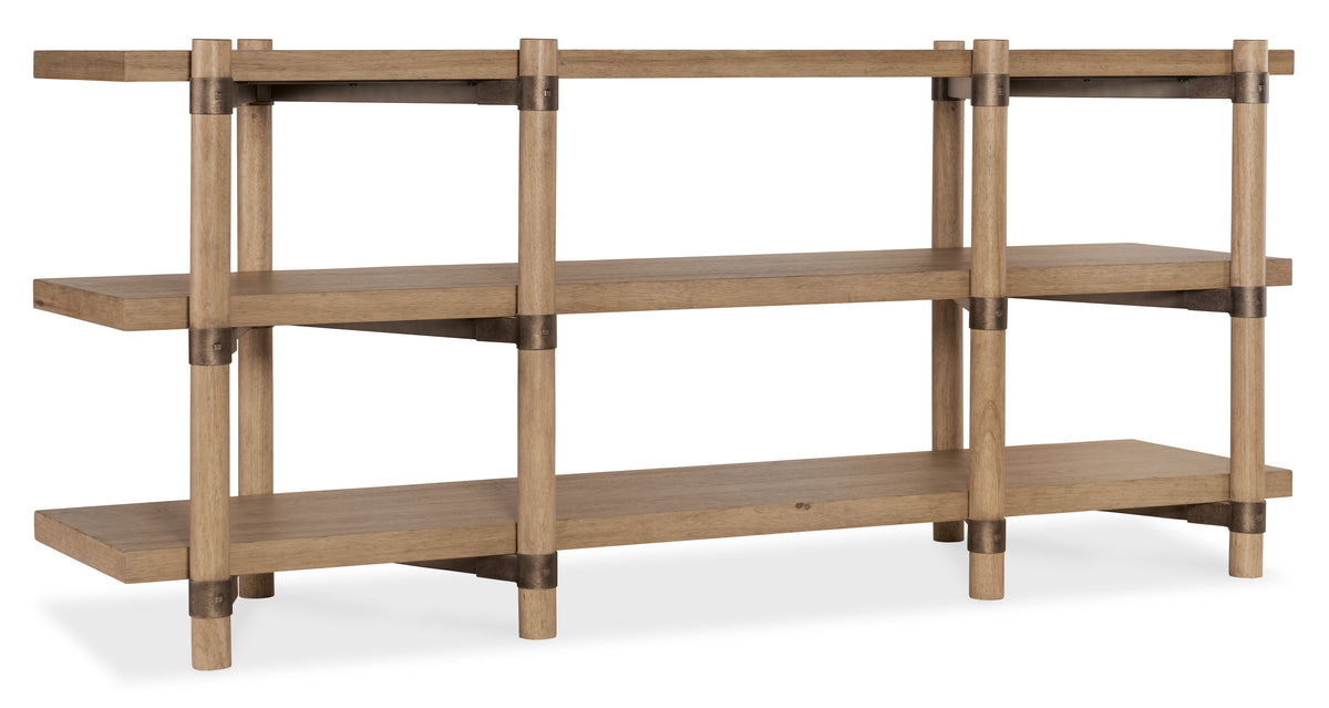 Vineyard Row Console - Light Brown by Hooker Furniture - View 1