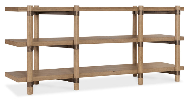 Vineyard Row Console - Light Brown by Hooker Furniture - View 1