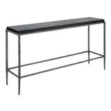 Crescendo Concrete Console Table - Black by Uttermost - View 4