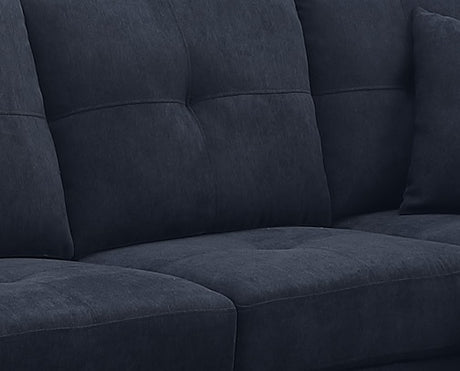 Sectional Sofa, Dark Blue - sold by Home Elegance USA