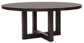 Driftwood 72" Round Dining Table Burnt Timber - Dark Brown by Hooker Furniture - View 1