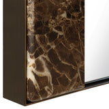 Hanover Marble Mirror Bronze / Brown / Gold - Dark Brown by Uttermost - View 5