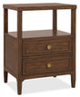 Cashiers Small Nightstand Chestnut - Dark Brown by Hooker Furniture - View 1