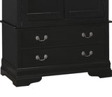 Elegant Black Traditional Armoire - sold by Home Elegance USA