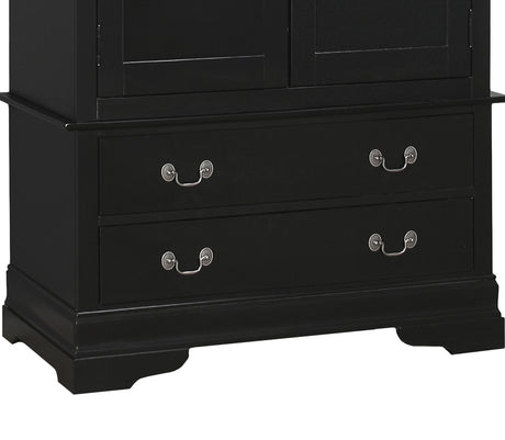 Elegant Black Traditional Armoire - sold by Home Elegance USA