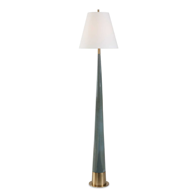 Riccardi Floor Lamp Blue - Dark Green by Uttermost - View 1