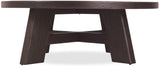 Driftwood Round Coffee Table Burnt Timber - Black by Hooker Furniture - View 2
