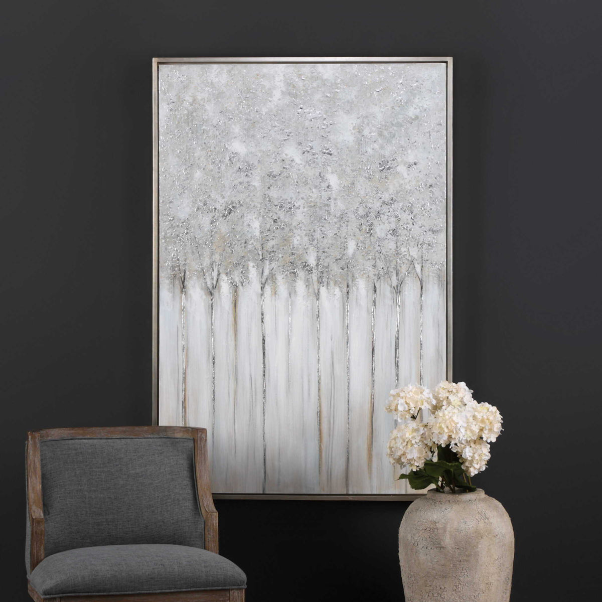 Strength In Numbers Abstract Art - Beige by Uttermost - View 2