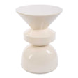 Lyford Modern Accent Table - White by Uttermost - View 1