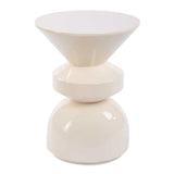 Lyford Modern Accent Table - White by Uttermost - View 1