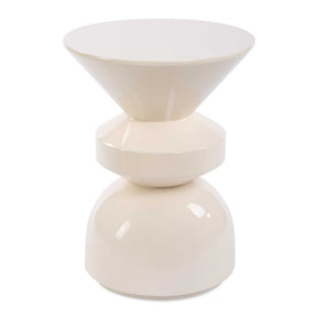 Lyford Modern Accent Table - White by Uttermost - View 1