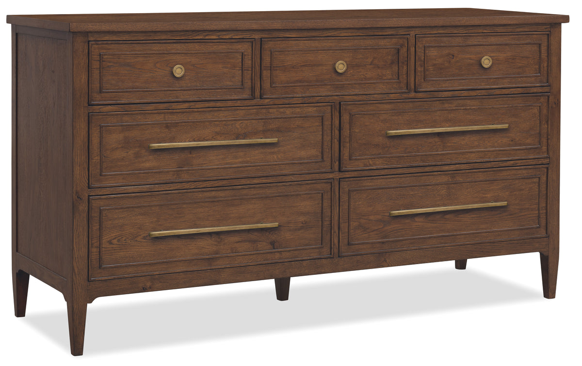 Cashiers Dresser Chestnut - Dark Brown by Hooker Furniture - View 1