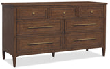 Cashiers Dresser Chestnut - Dark Brown by Hooker Furniture - View 1