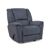Plush Transitional Fabric Gliding Recliner | Flexsteel