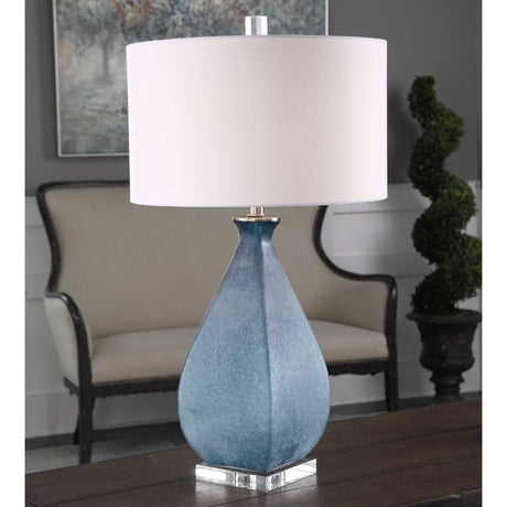 Atlantica Lamp Ocean Blue - Blue / Beige by Uttermost - View 4