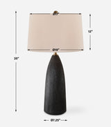 Jett Black Table Lamp by Uttermost - View 8