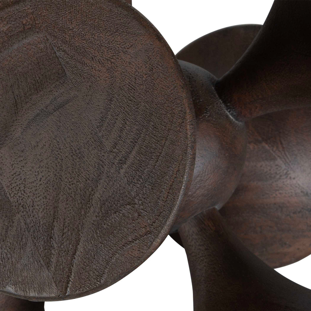 Balanced Harmony Wooden Sculptures (Set of 2) - Dark Brown by Uttermost - View 8