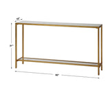 Hayley Console Table - Gold by Uttermost - View 7