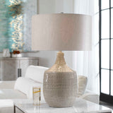 Felipe Table Lamp - Light Gray / White by Uttermost - View 2