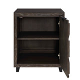 Barrett Oak Cabinet Dark Charcoal - Black by Uttermost - View 8