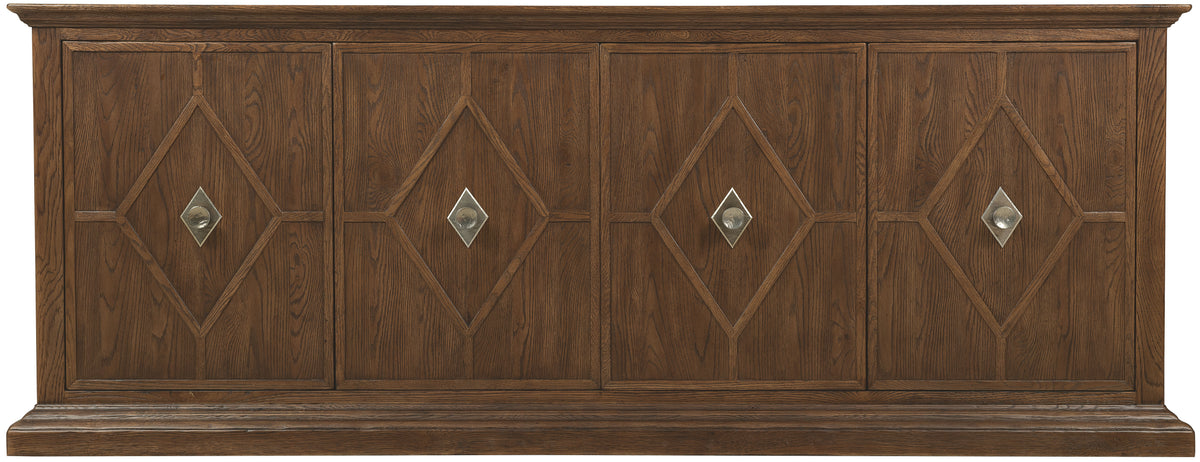 Driftwood Entertainment Credenza Medium Wood - Dark Brown by Hooker Furniture - View 6