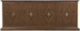 Driftwood Entertainment Credenza Medium Wood - Dark Brown by Hooker Furniture - View 6