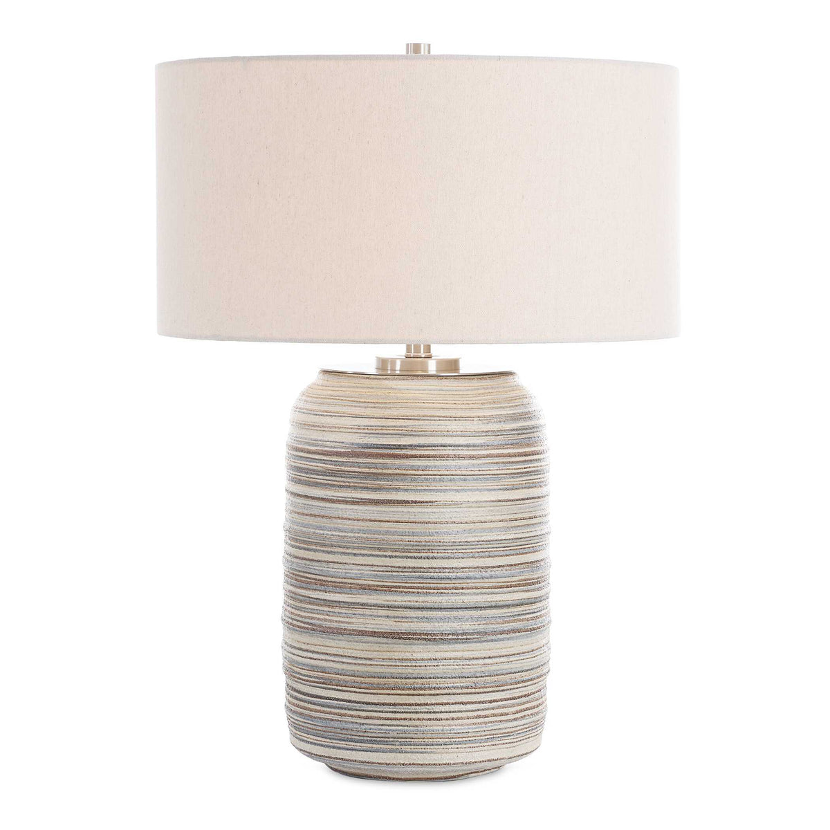 Prospect Ceramic Large Table Lamp - Gray by Uttermost - View 1